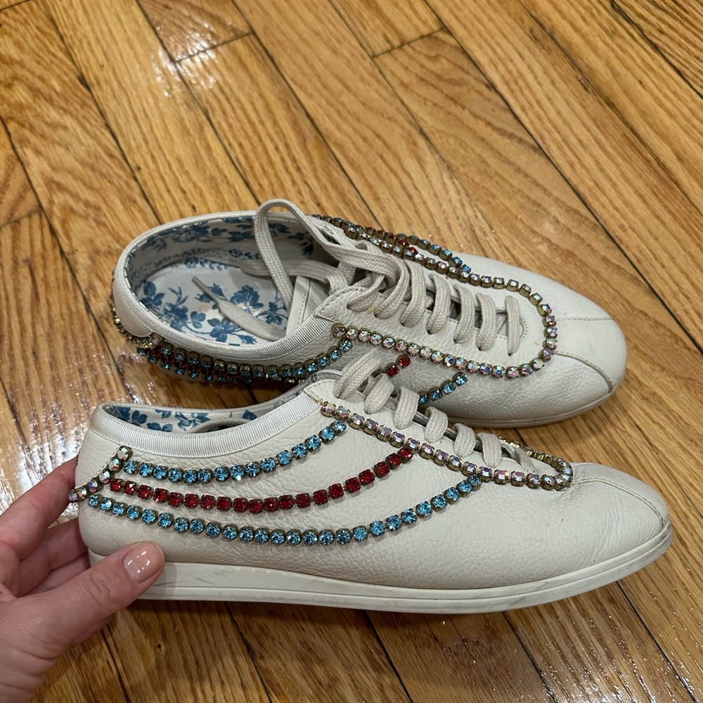 Gucci Sneakers with Crystals